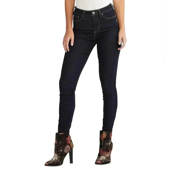 Silver Jeans Robson Jegging Dark Wash jean SZ 30/10 - Picture 2 of 8